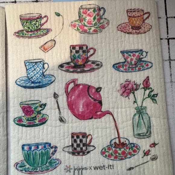 Wet-It! Swedish Treasures Dishcloth & Cleaning Cloth -Set of 2 - Picture 3 of 3